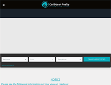 Tablet Screenshot of caribbeanrealtybvi.com